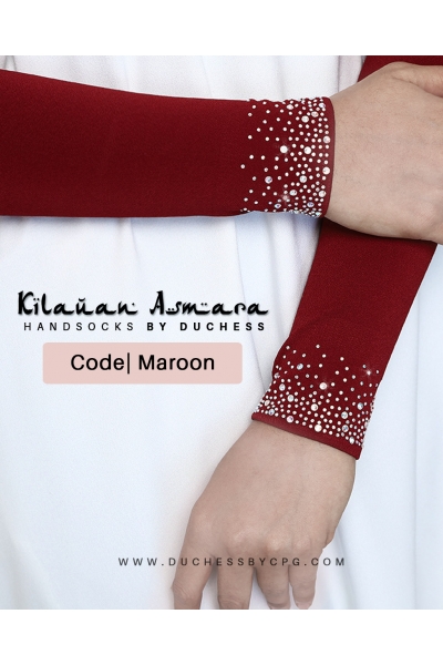 DUCHESS KILAUAN ASMARA HANDSOCKS - MAROON